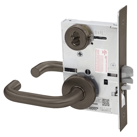 CORBIN RUSSWIN Entrance or Office Mortise Lock, LW Lever, A Rose, 7-Pin LFIC Less Core, Oil Rubbed Bronze ML2051 LWA 613 CL7
